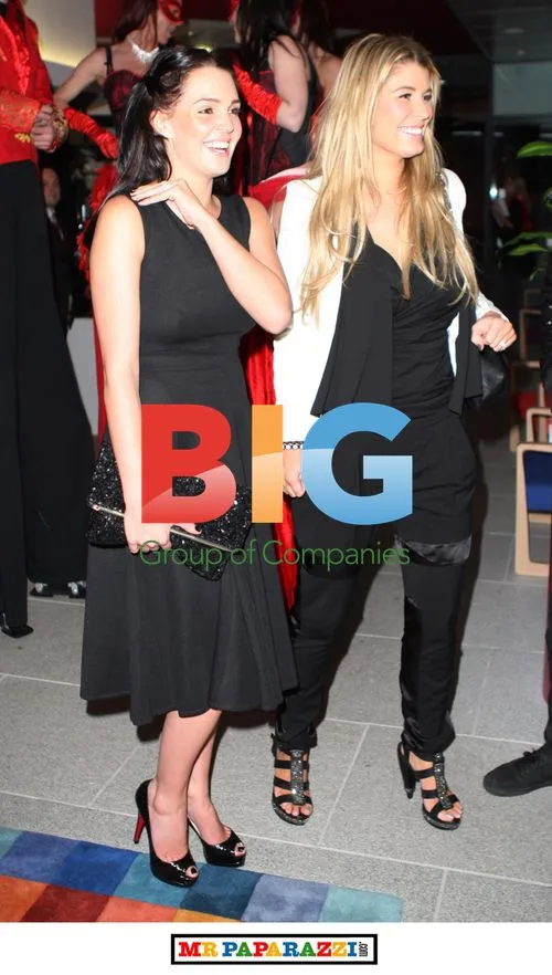 Danielle Lloyd and Jamie O'Hara at Marco Pierre White's restaurant