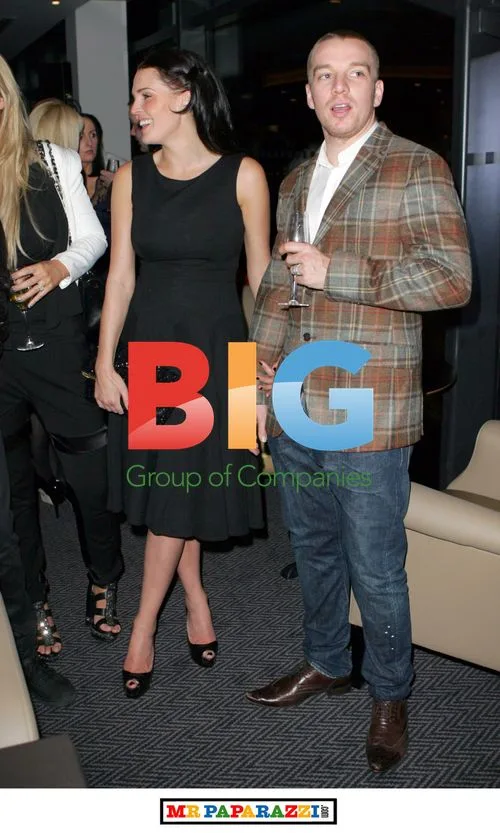 Danielle Lloyd and Jamie O'Hara at Marco Pierre White's new restaurant