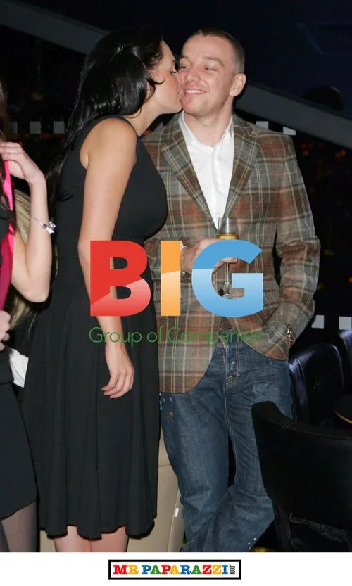 Danielle Lloyd and Jamie O'Hara at The Roof Top