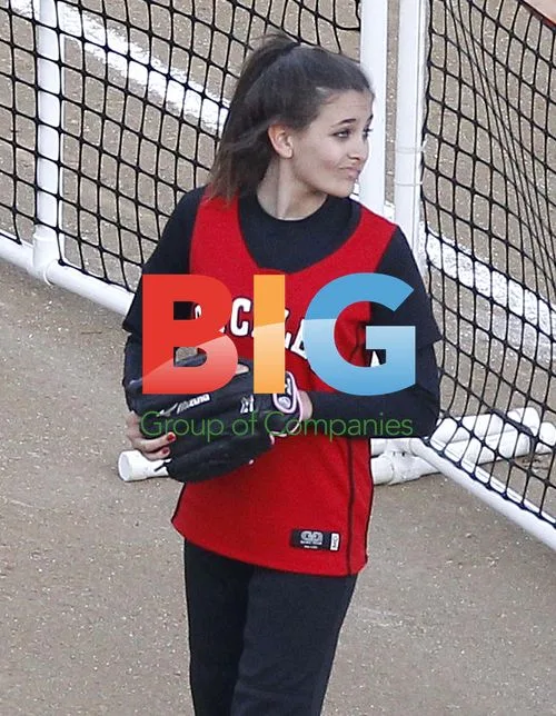 Paris Jackson Plays Softball