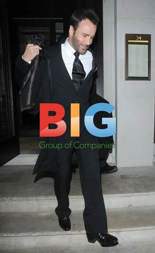 Tom Ford Leaving Restaurant 34 in London