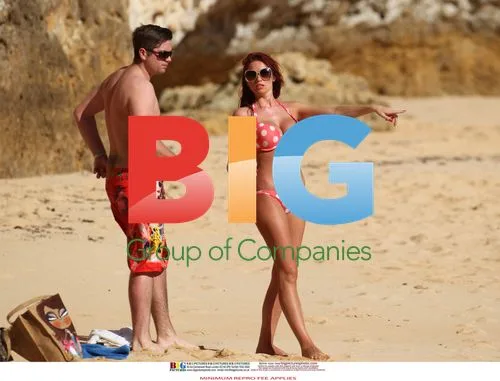 Amy Childs in Polka Dot Bikini