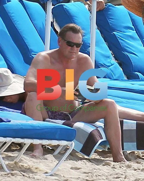Glenn Hoddle on Caribbean Beach
