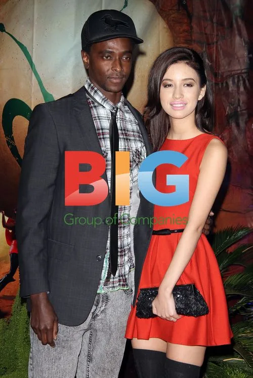 Christian Serratos and Edi Gathegi at Cirque Du Soleil Opening