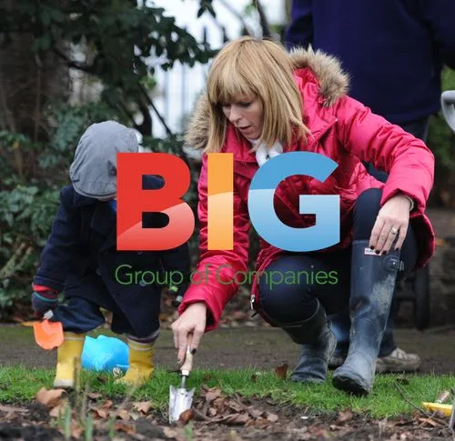 Kate Garraway and Family at Local Park