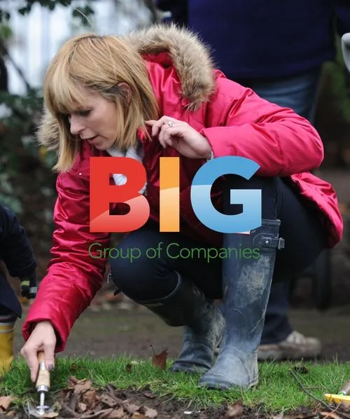 Kate Garraway and Family at Local Park