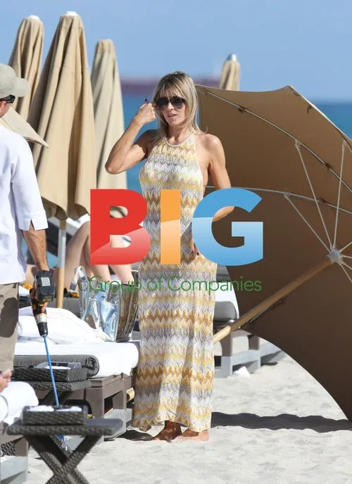 Rita Rusic enjoys beach day in Miami