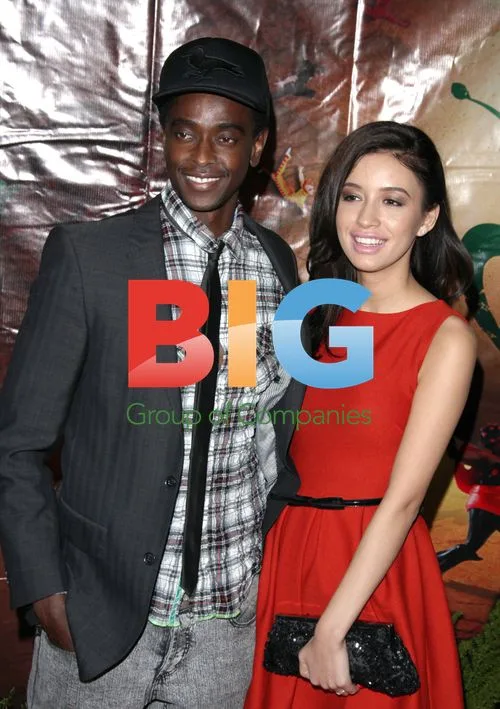 Edi Gathegi and Christian Serratos at 'OVO' Opening
