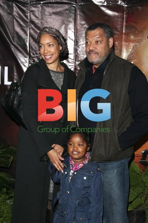 Gina Torres & Lawrence Fishburne at 'OVO' Opening