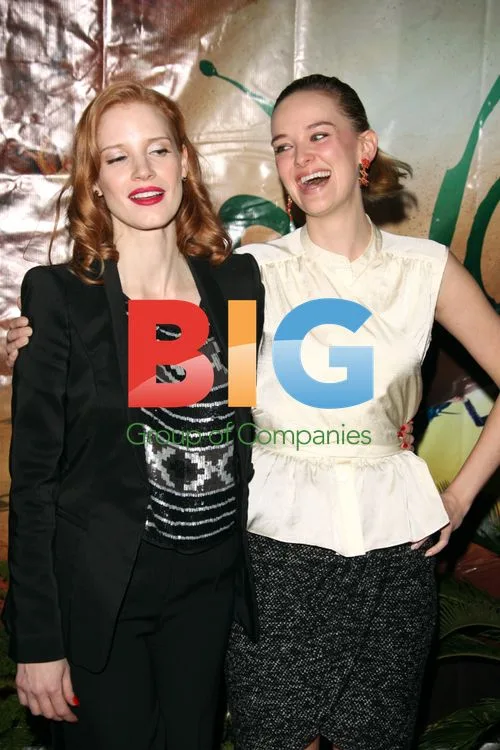 Jessica Chastain and Jess Weixler at 'OVO' Premiere