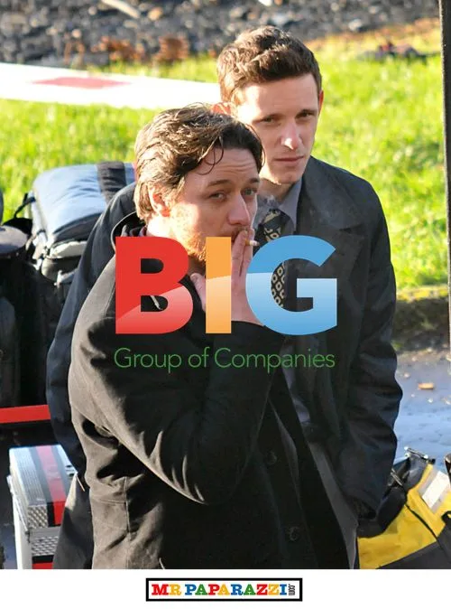 James McAvoy and Jamie Bell on Filth set
