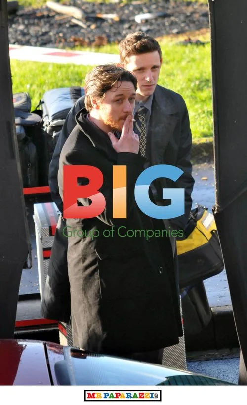 James McAvoy and Jamie Bell Filming 'Filth'