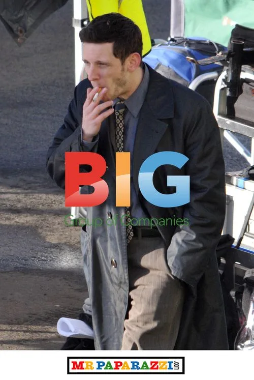 James McAvoy and Jamie Bell on Filth set