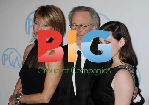 Steven Spielberg, Kate Capshaw and Sasha Spielberg at Producers Guild Awards