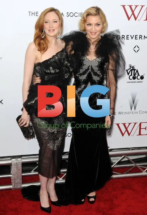 Madonna and Andrea Riseborough at 'W.E.' Premiere