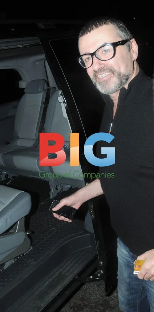 George Michael Leaving Hotel