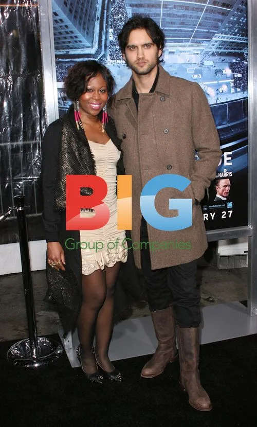 Brandee Tucker and Michael Steger at Man on a Ledge premiere