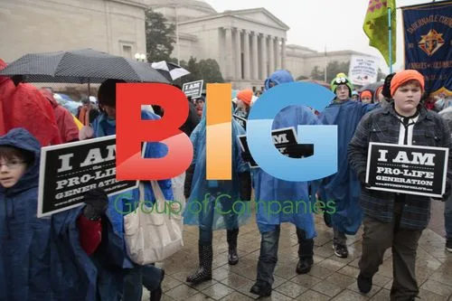 Anti-abortion protest outside Supreme Court