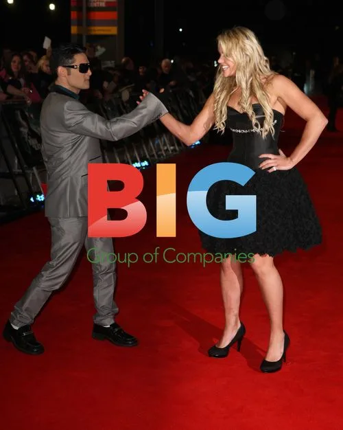 Corey Feldman and Chemmy Alcott at 'The Woman In Black' Premiere