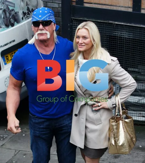 Hulk Hogan and wife at ITV studios
