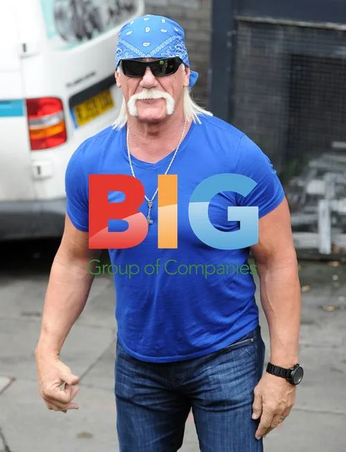 Hulk Hogan and wife at ITV studios