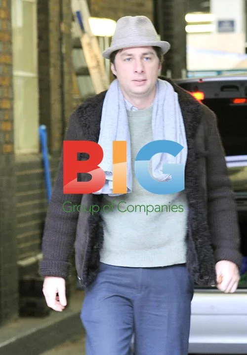 Zach Braff at ITV Studios in London