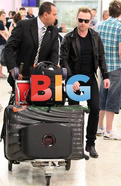 Ronan Keating Arrives at Sydney Airport