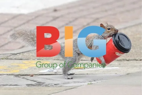 Squirrel Served Coffee at London Park