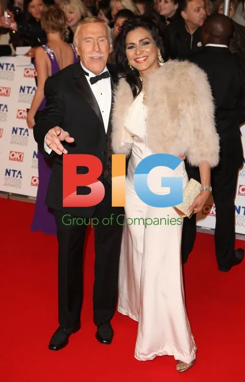 Bruce Forsyth & wife at 2012 NTAs