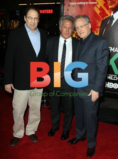 Milch, Hoffman and Mann at 'Luck' Premiere