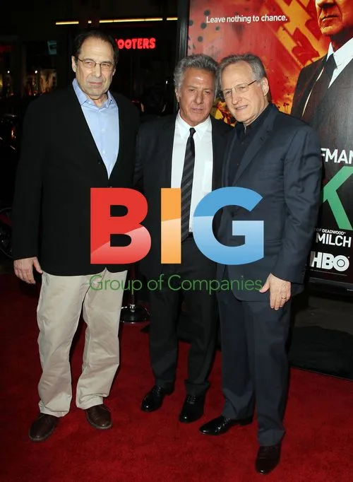 Milch, Hoffman and Mann at 'Luck' Premiere
