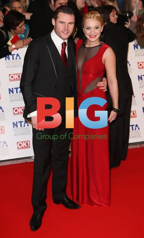 Danny Miller; Kirsty-Leigh Porter at 2012 NTA