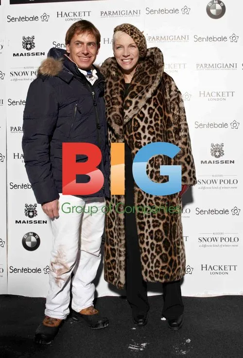Annie Lennox at Snow Polo Event