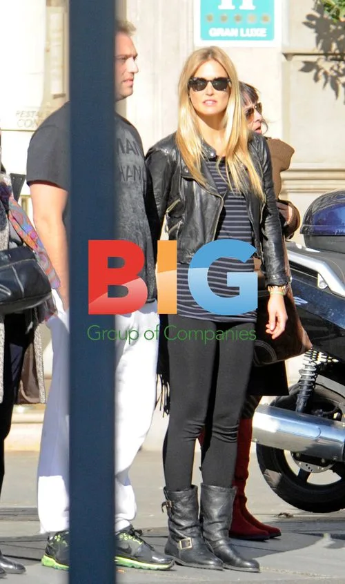 Bar Refaeli Out & About in Barcelona