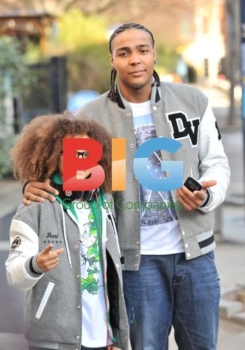 Diversity members Perri Luc Kiely and Jordan Banjo at ITV