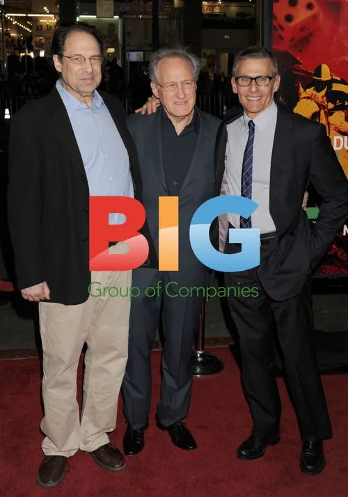 David Milch, Michael Mann and Michael Lombardo at 'LUCK' Premiere