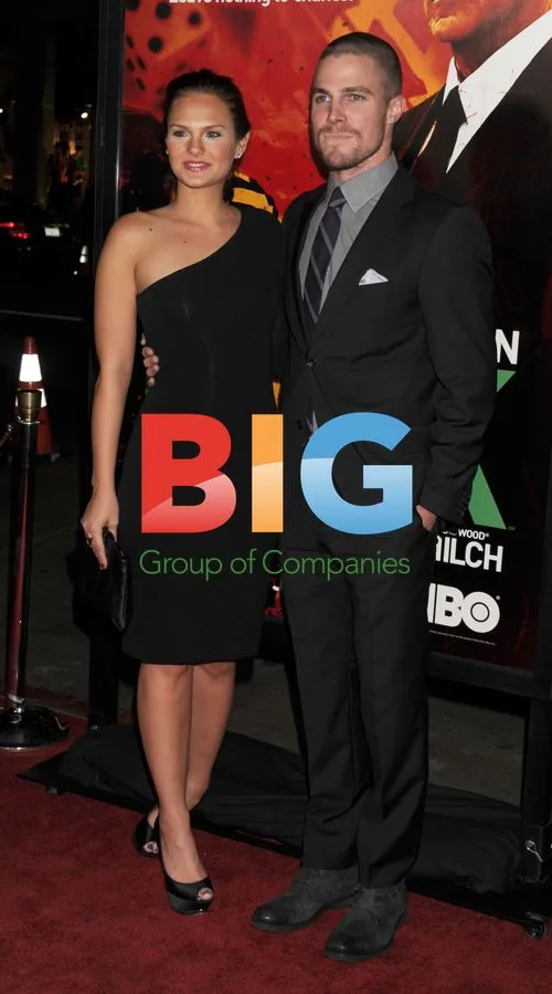 Cassandra Jean and Stephen Amell at 'LUCK' Premiere