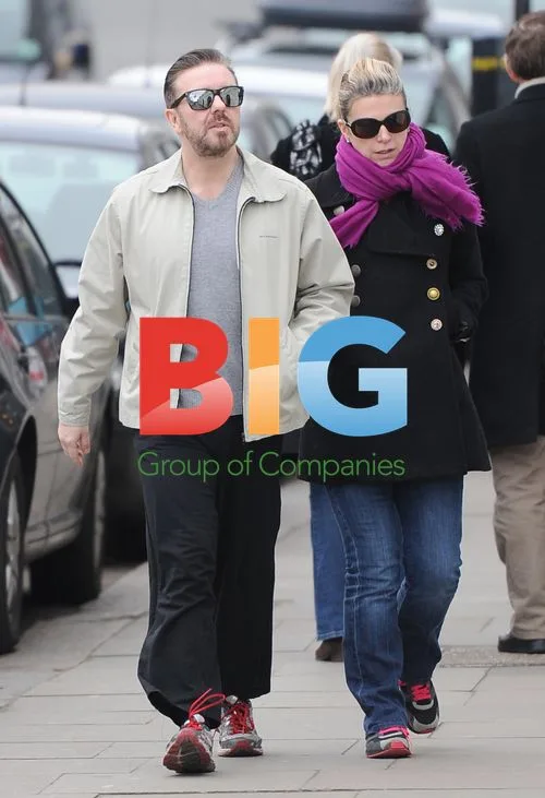 Ricky Gervais Spotted in London