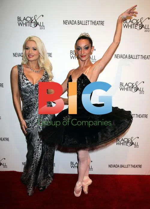 Holly Madison at Nevada Ballet Theatre's Black & White Ball 2012