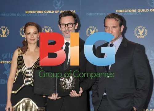 Berenice Bejo, Michel Hazanavicius and Jean Dujardin at DGA Awards