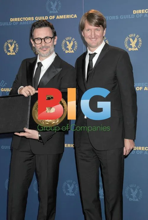 Michel Hazanavicius and Tom Hooper at DGA Awards