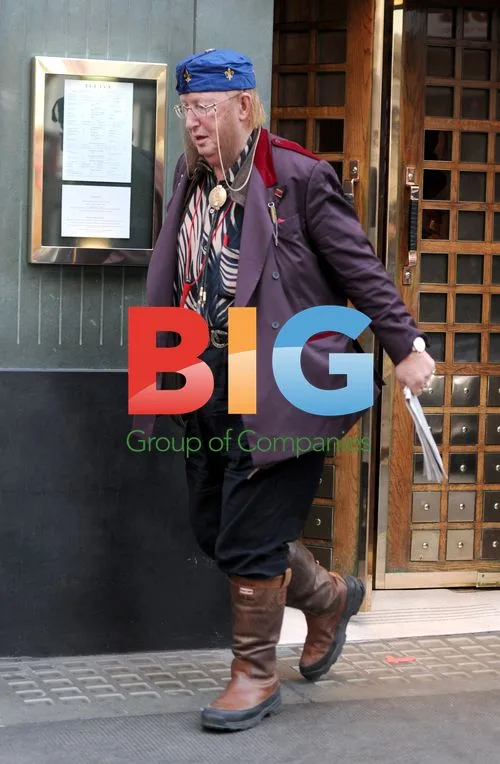 TV Personality John McCririck Leaving The Ivy