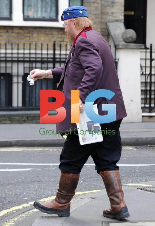 TV Personality John McCririck Leaving The Ivy