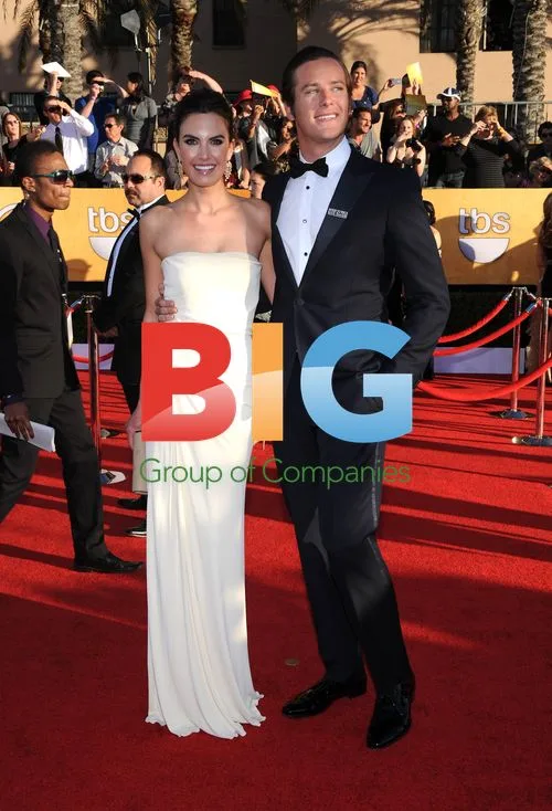 Armie Hammer & Elizabeth Chambers at SAG Awards