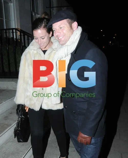 Dermot O'Leary and Dee Koppang at Restaurant 34