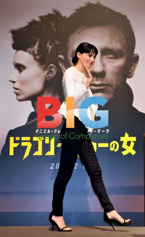 Rooney Mara, David Fincher at 'The Girl with the Dragon Tattoo' Japan Press Conference