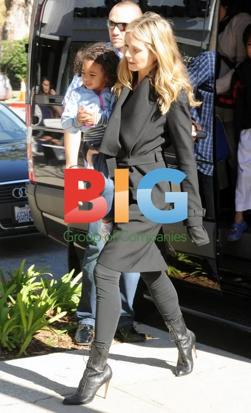 Heidi Klum at Karate Studio