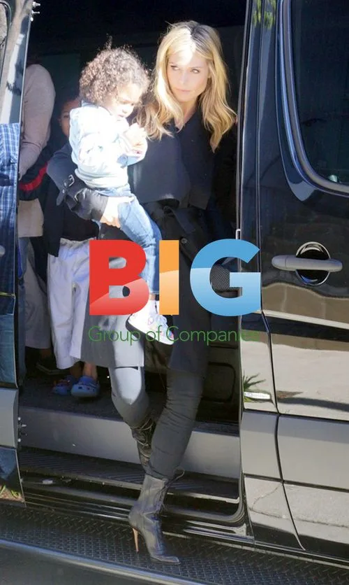 Heidi Klum Arrives at Karate Studio