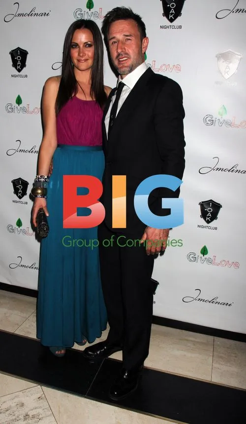 David Arquette and Christina McLarty at 1 OAK Las Vegas Grand Opening