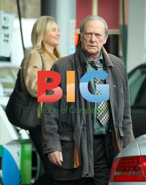 Amanda Redman, Alun Armstrong and Dennis Waterman filming New Tricks